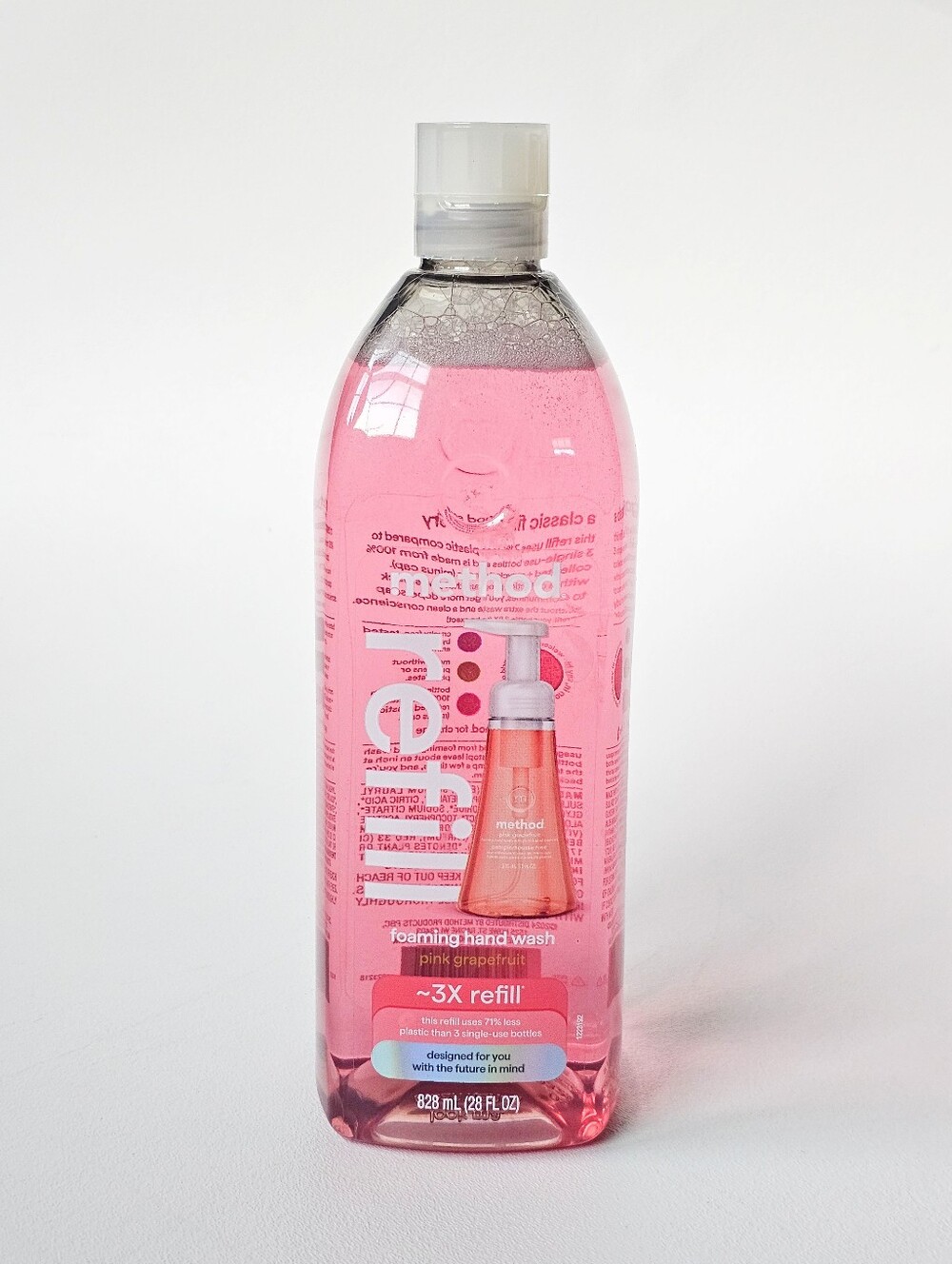 Method Foaming Hand Wash Refill Pink Grapefruit 28oz New Sealed Soap Refill